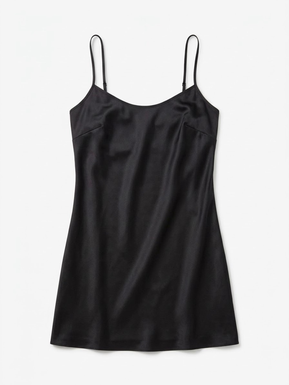 Hilton Hills Black Spaghetti Strap Tank Top